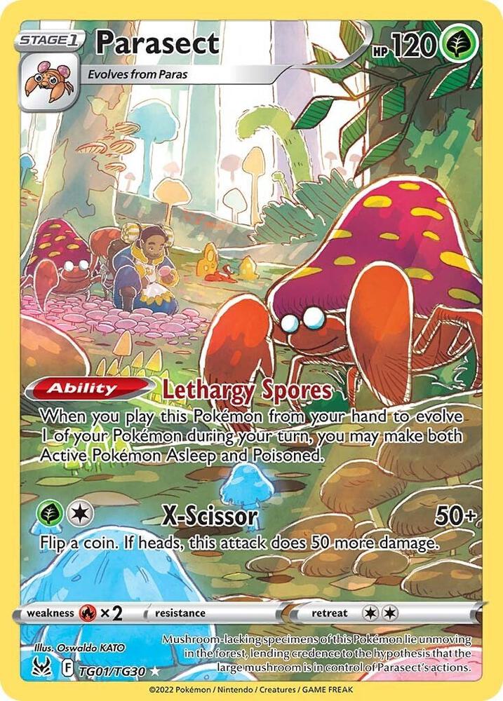 Parasect TG01/TG30 (SWSH11: Lost Origin Trainer Gallery)  - Holofoil | Good Games Cannington