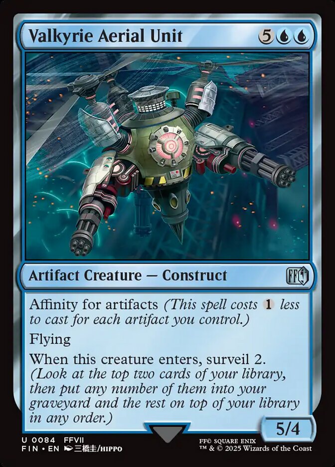 Valkyrie Aerial Unit 84/309 (FINAL FANTASY)  - Foil | Good Games Cannington