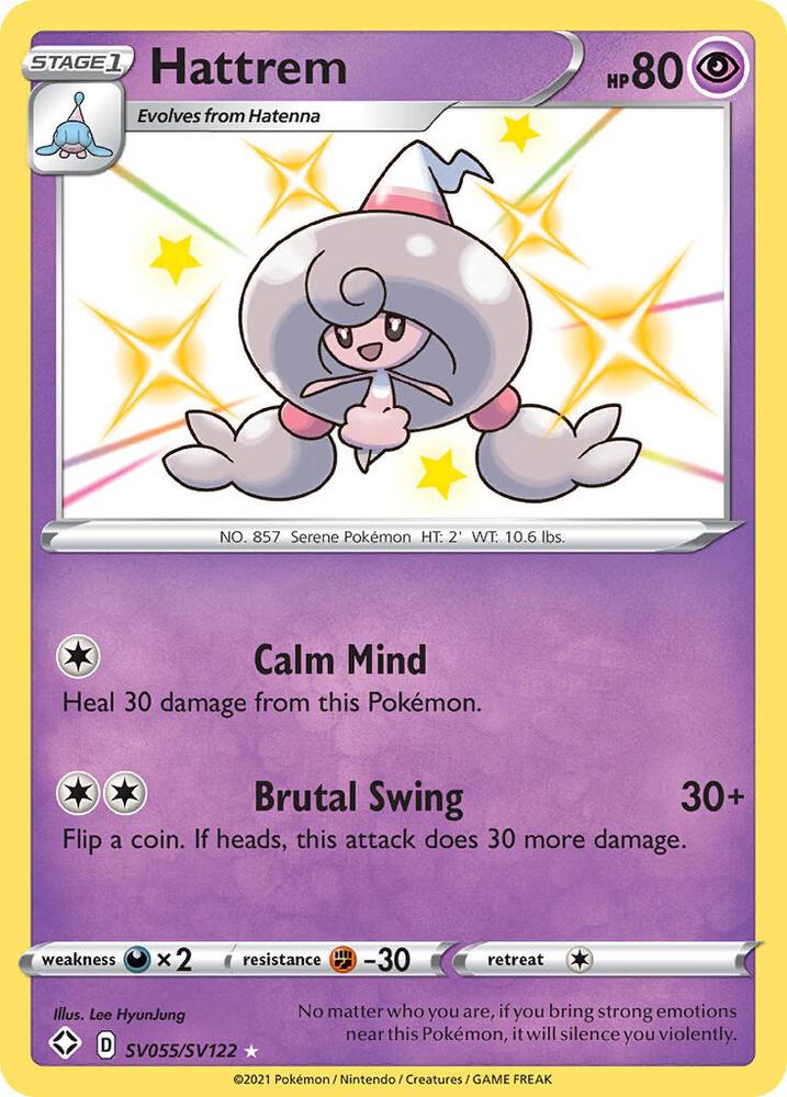 Hattrem SV055/SV122 (Shining Fates: Shiny Vault)  - Holofoil | Good Games Cannington