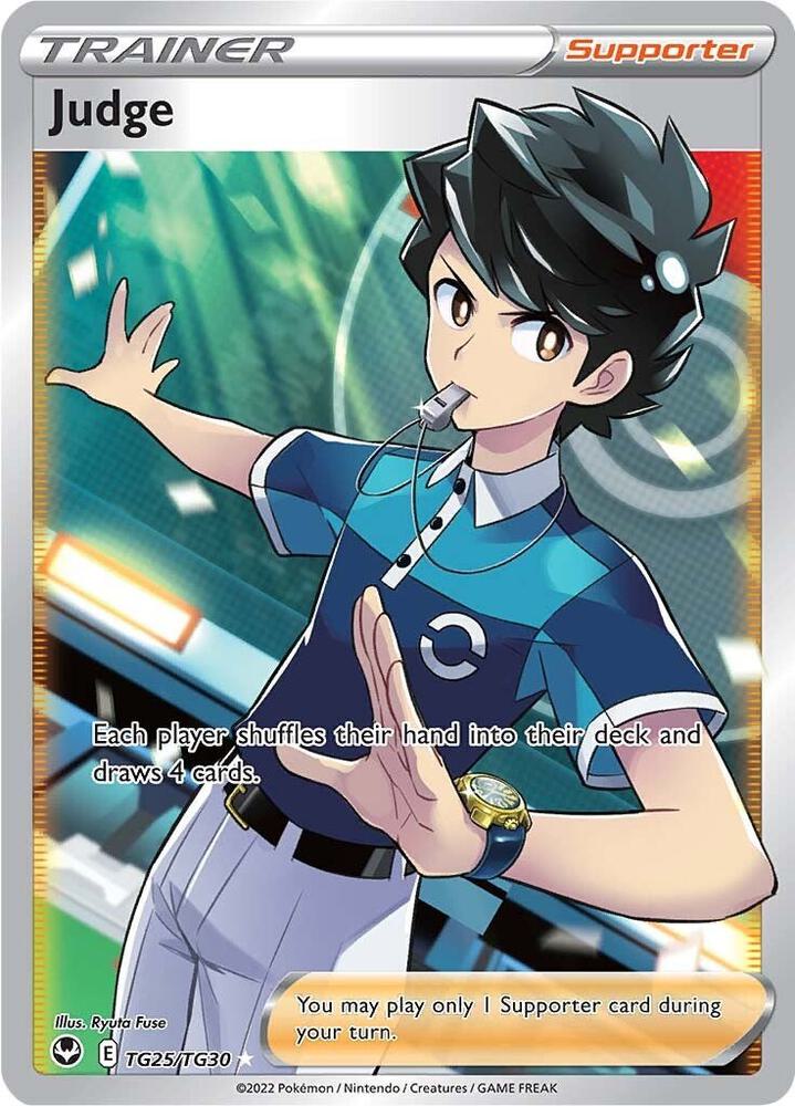 Judge TG25/TG30 (SWSH12: Silver Tempest Trainer Gallery)  - Holofoil | Good Games Cannington