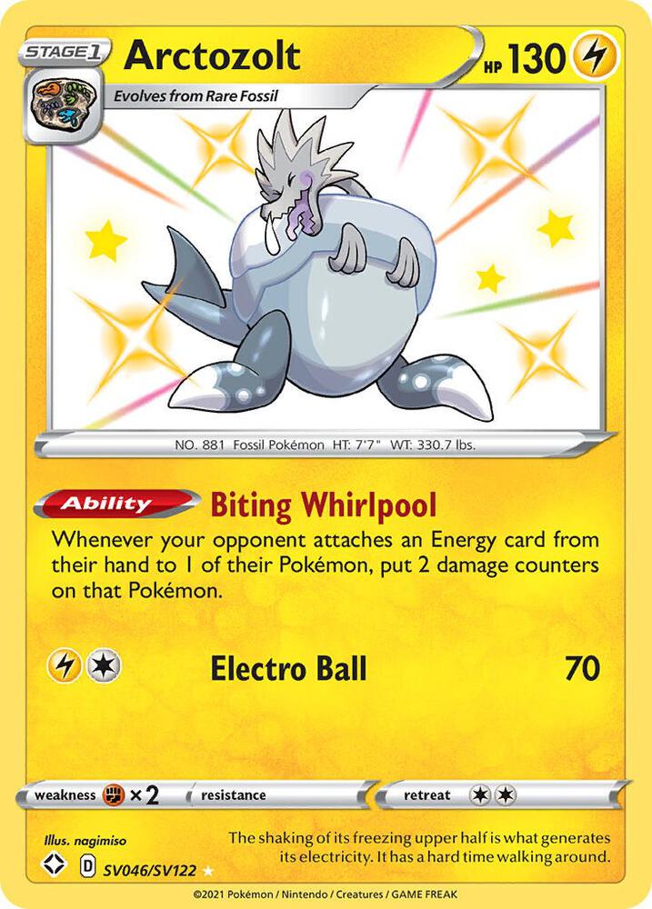 Arctozolt SV046/SV122 (Shining Fates: Shiny Vault)  - Holofoil | Good Games Cannington
