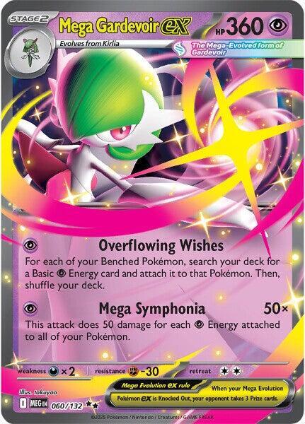 Mega Gardevoir ex 060/132 (ME01: Mega Evolution)  - Holofoil | Good Games Cannington