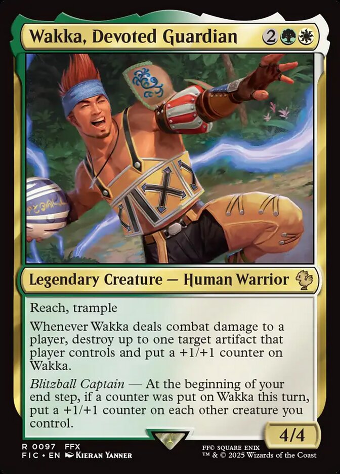 Wakka, Devoted Guardian 97 (Commander: FINAL FANTASY)  | Good Games Cannington