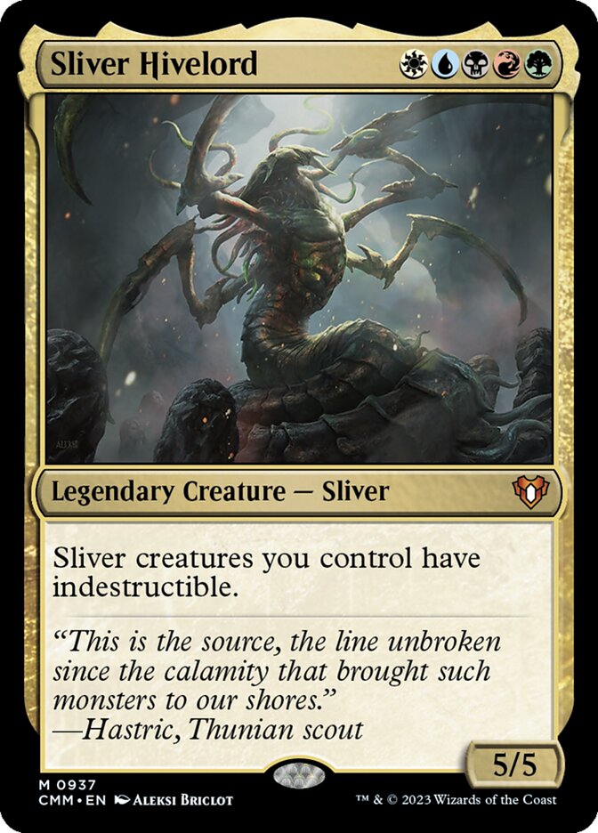 Sliver Hivelord 937 (Commander Masters)  | Good Games Cannington