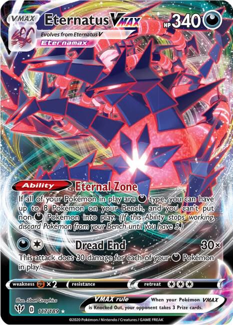 Eternatus VMAX (SWSH03: Darkness Ablaze)  - Holofoil | Good Games Cannington