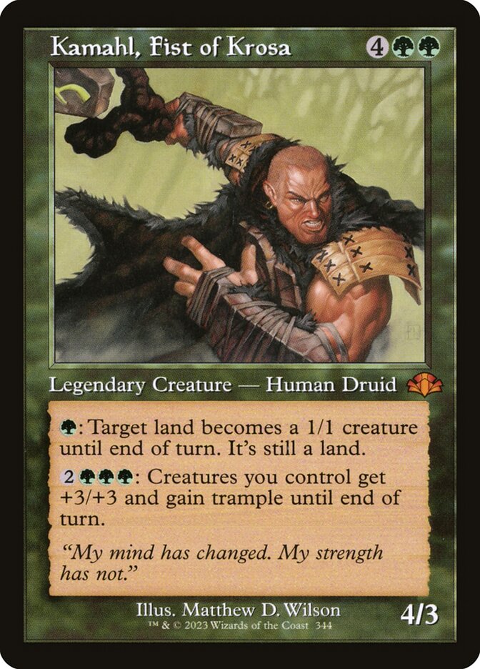 Kamahl, Fist of Krosa 344 (Dominaria Remastered)  | Good Games Cannington