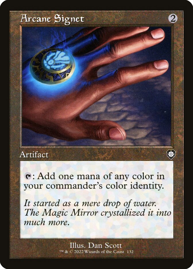 Arcane Signet Retro Frame 132 (Commander: The Brothers' War)  | Good Games Cannington