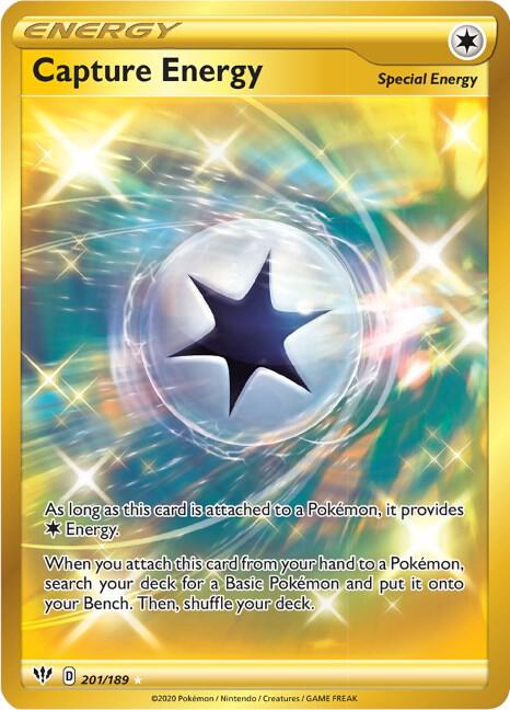 Capture Energy Secret 201/189 (SWSH03: Darkness Ablaze)  - Holofoil | Good Games Cannington
