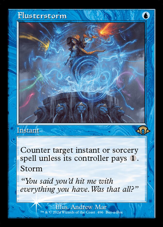 Flusterstorm 496 (Buy-A-Box Promos)  - Foil | Good Games Cannington