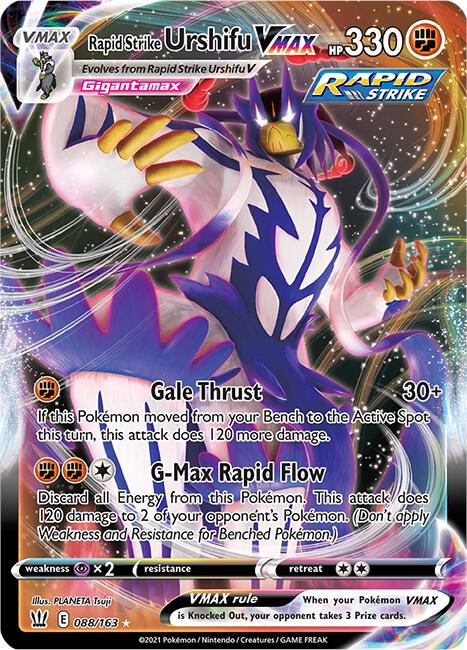 Rapid Strike Urshifu VMAX 088/163 (SWSH05: Battle Styles)  - Holofoil | Good Games Cannington