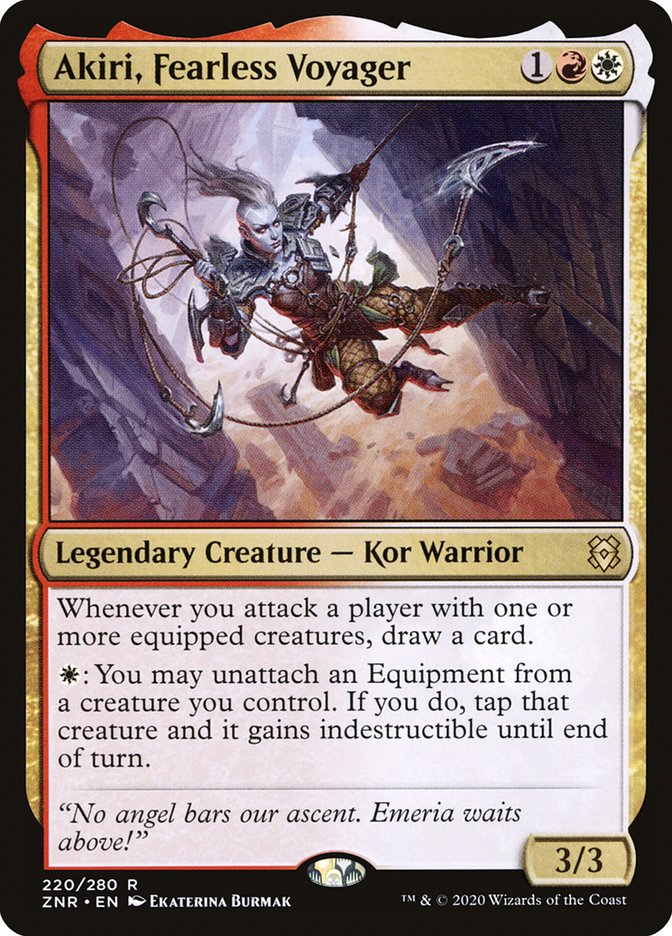 Akiri, Fearless Voyager 220/280 (Zendikar Rising)  - Foil | Good Games Cannington