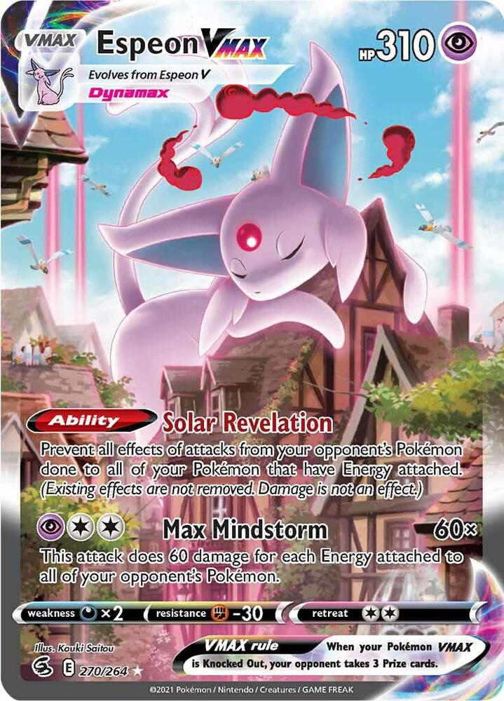 Espeon VMAX Alternate Art Secret (SWSH08: Fusion Strike)  - Holofoil | Good Games Cannington