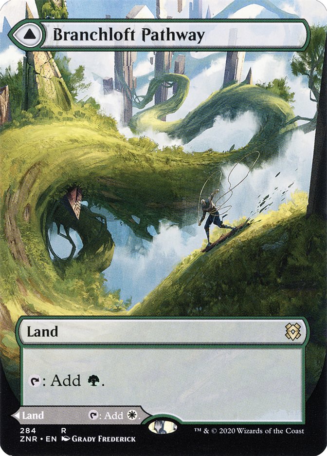 Branchloft Pathway Borderless 284 (Zendikar Rising)  | Good Games Cannington