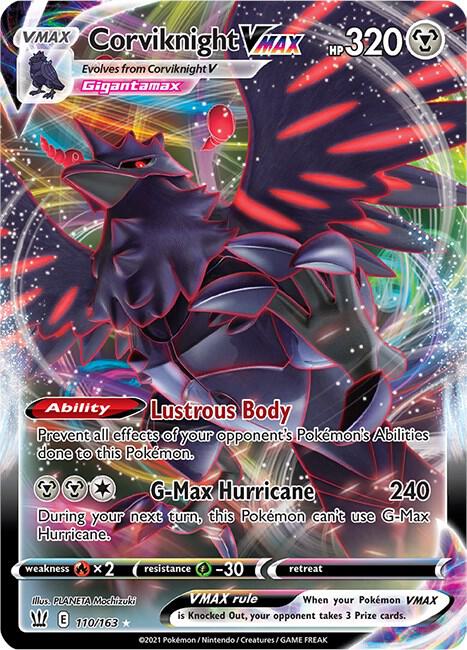 Corviknight VMAX 110/163 (SWSH05: Battle Styles)  - Holofoil | Good Games Cannington