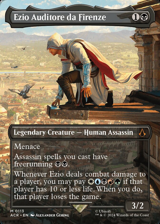 Ezio Auditore da Firenze 113 (Universes Beyond: Assassin's Creed)  - Borderless | Good Games Cannington