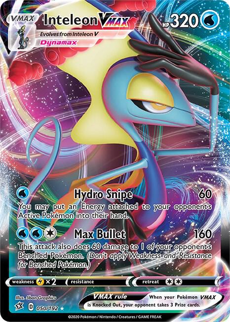 Inteleon VMAX 050/192 (SWSH02: Rebel Clash)  - Holofoil | Good Games Cannington
