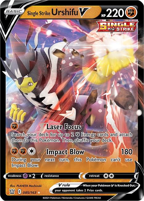 Single Strike Urshifu V (SWSH05: Battle Styles)  - Holofoil | Good Games Cannington