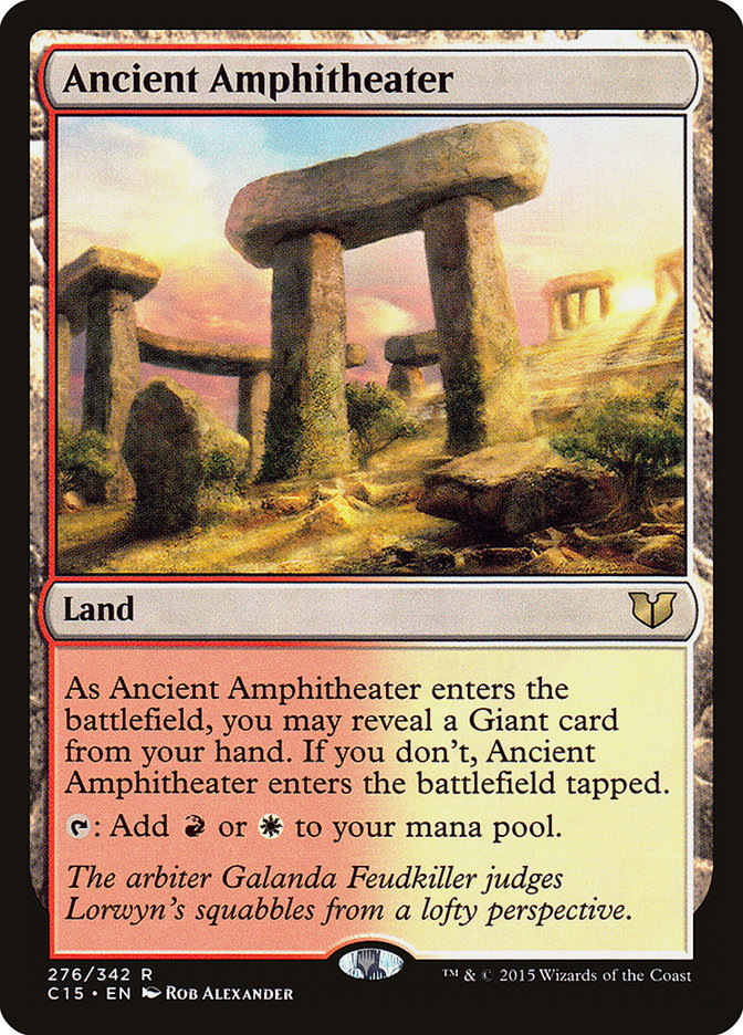 Ancient Amphitheater 276/342 (Commander 2015)  | Good Games Cannington
