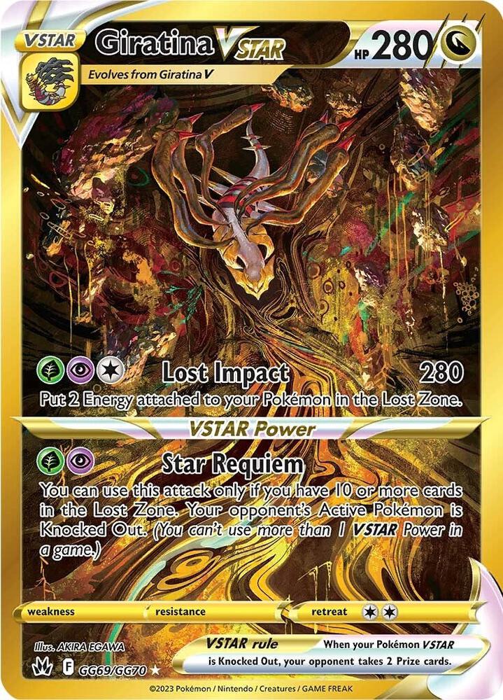 Giratina VSTAR Secret GG69/GG70 (Crown Zenith: Galarian Gallery)  - Holofoil | Good Games Cannington