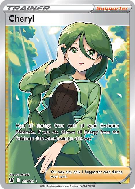 Cheryl 159/163 (SWSH05: Battle Styles)  - Holofoil | Good Games Cannington