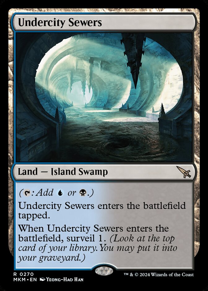 Undercity Sewers 270 (Murders at Karlov Manor)  - Foil | Good Games Cannington
