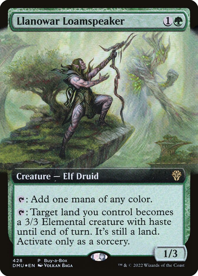 Llanowar Loamspeaker 428/281 (Buy-A-Box Promos)  - Foil | Good Games Cannington