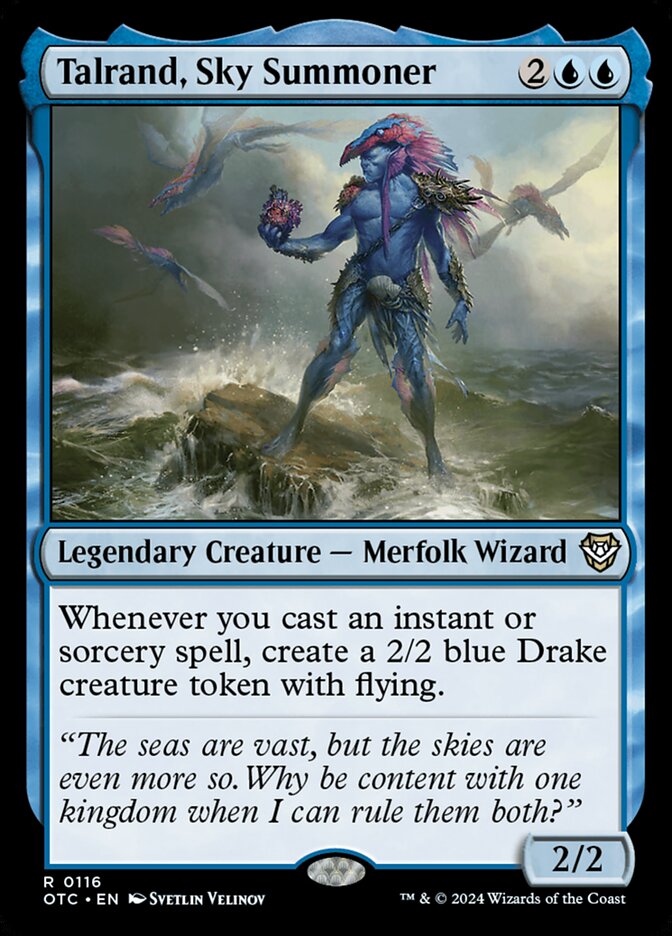 Talrand, Sky Summoner 116/342 (Commander: Outlaws of Thunder Junction)  | Good Games Cannington