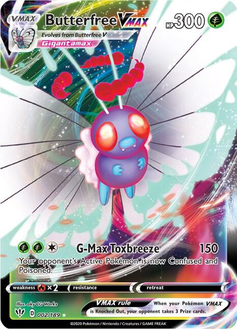 Butterfree VMAX (SWSH03: Darkness Ablaze)  - Holofoil | Good Games Cannington