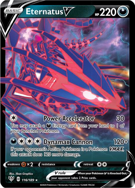 Eternatus V (SWSH03: Darkness Ablaze)  - Holofoil | Good Games Cannington