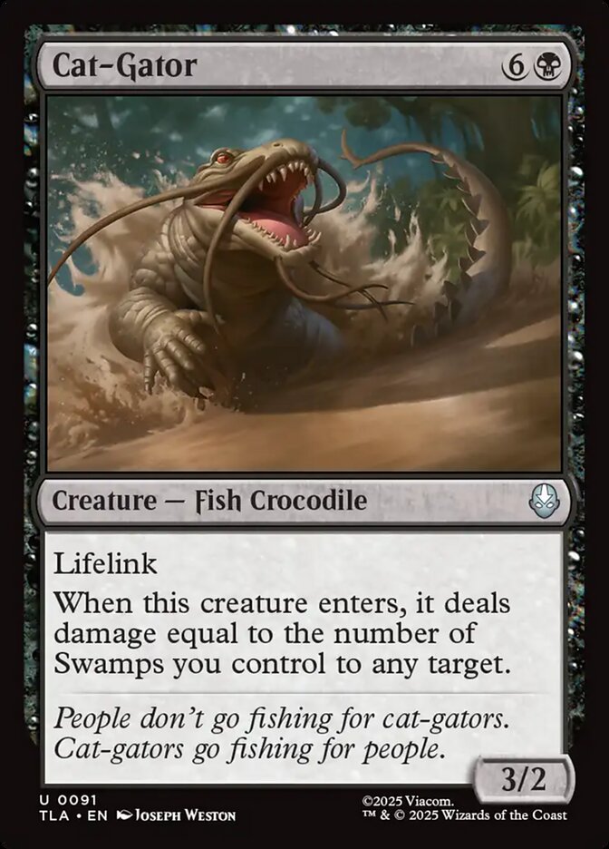 Cat-Gator 91 (Avatar: The Last Airbender)  - Foil | Good Games Cannington