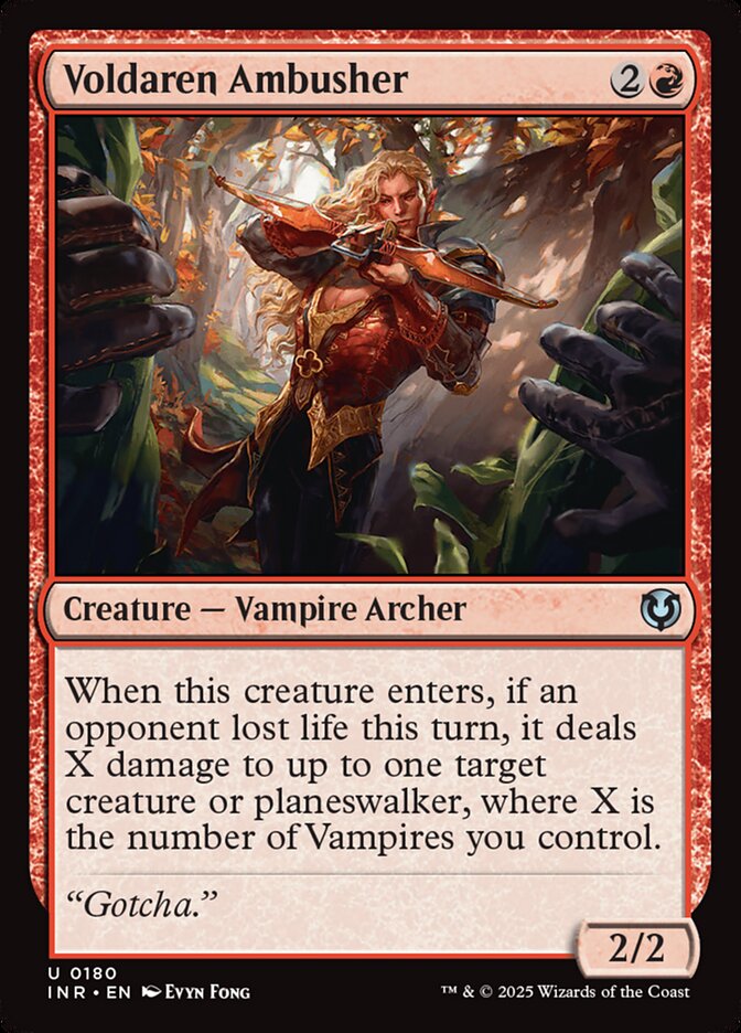 Voldaren Ambusher 180 (Innistrad Remastered)  - Foil | Good Games Cannington