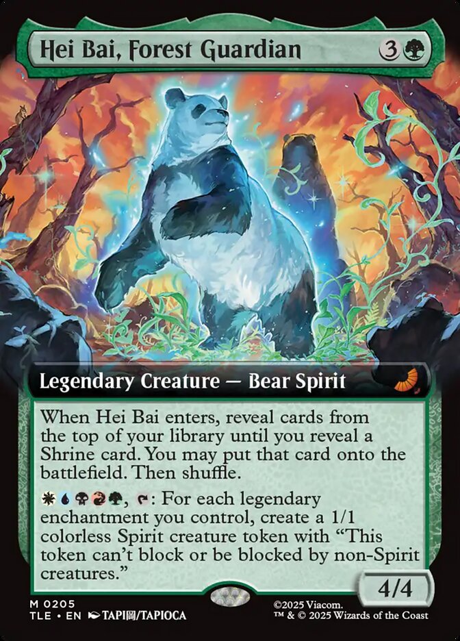 Hei Bai Forest Guardian Extended Art 205/0 (Avatar: The Last Airbender: Eternal-Legal)  - Extended Art | Good Games Cannington