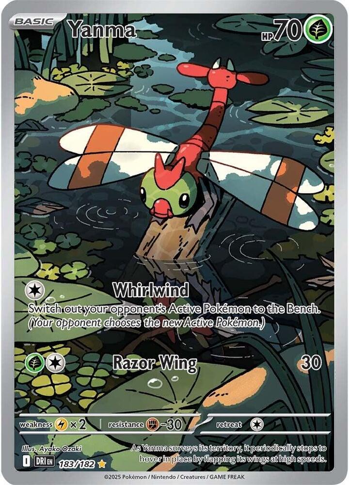 Yanma 183/182 (SV10: Destined Rivals)  - Holofoil | Good Games Cannington