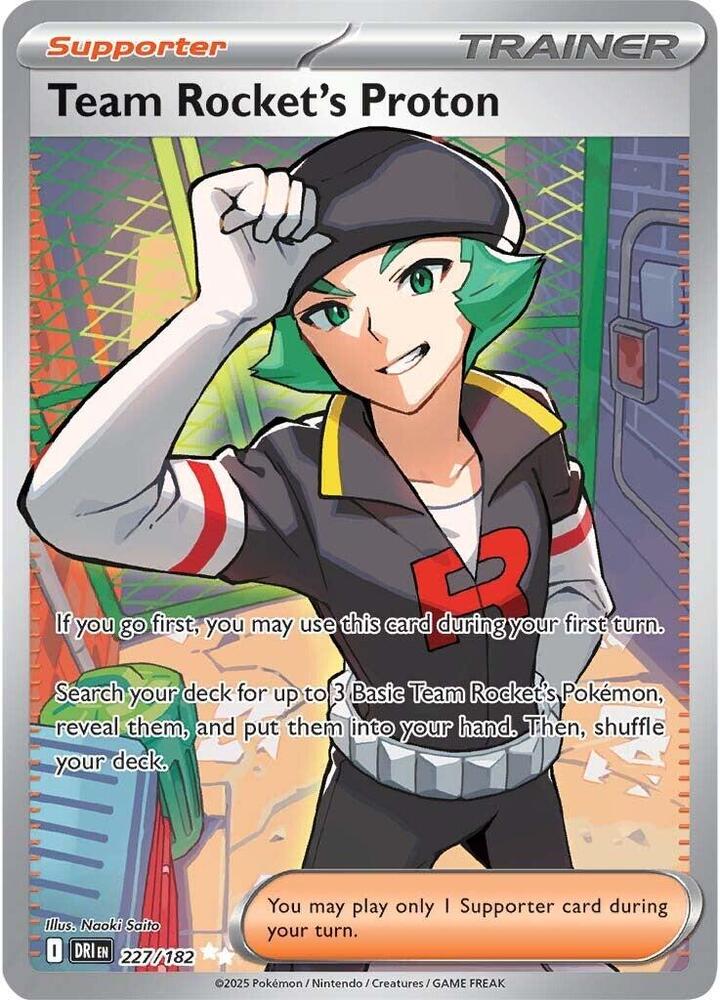 Team Rocket's Proton 227/182 (SV10: Destined Rivals)  - Holofoil | Good Games Cannington