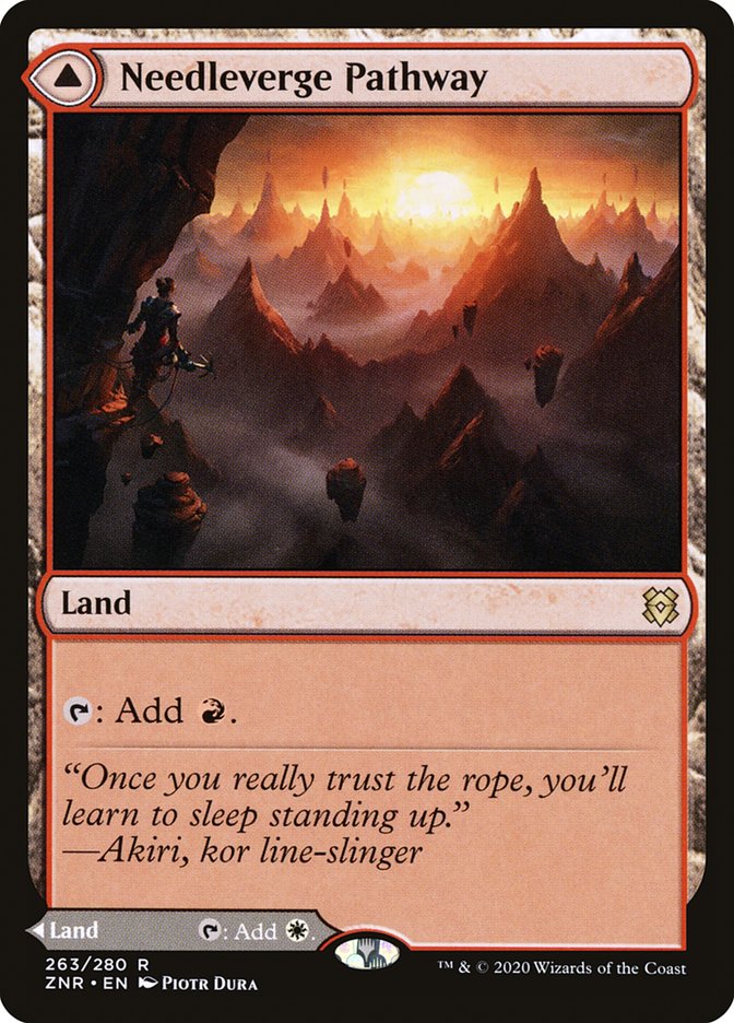 Needleverge Pathway // Pillarverge Pathway 263 (Zendikar Rising)  | Good Games Cannington