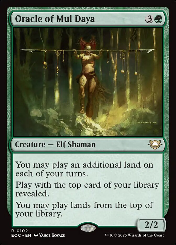 Oracle of Mul Daya 102 (Commander: Edge of Eternities)  | Good Games Cannington