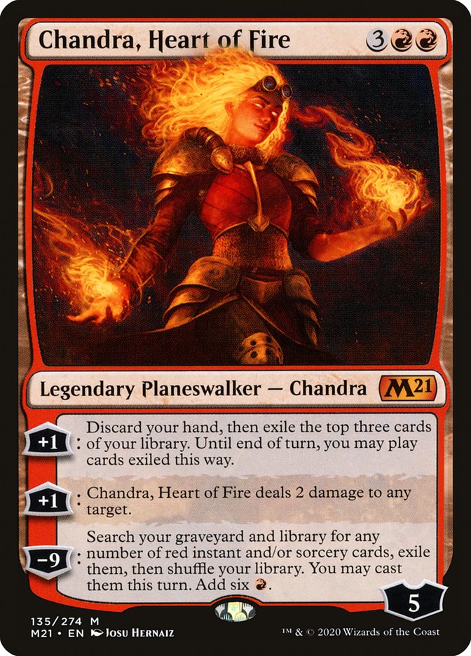 Chandra, Heart of Fire 135 (Core Set 2021)  | Good Games Cannington