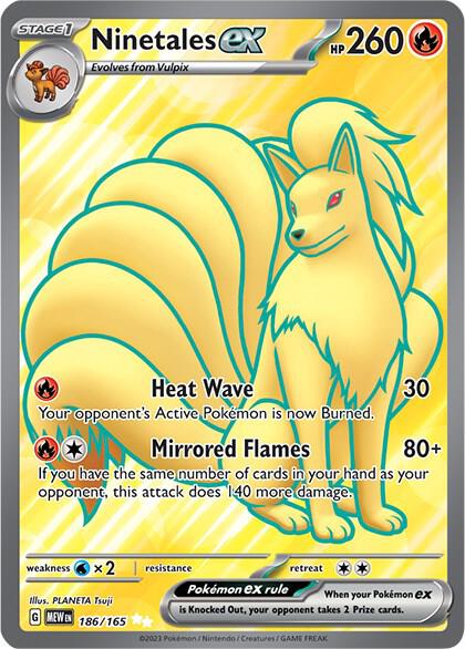 Ninetales ex 186/165 (SV: Scarlet & Violet 151)  - Holofoil | Good Games Cannington