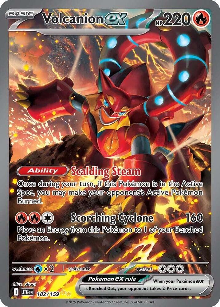 Volcanion ex 182/159 (SV09: Journey Together)  - Holofoil | Good Games Cannington