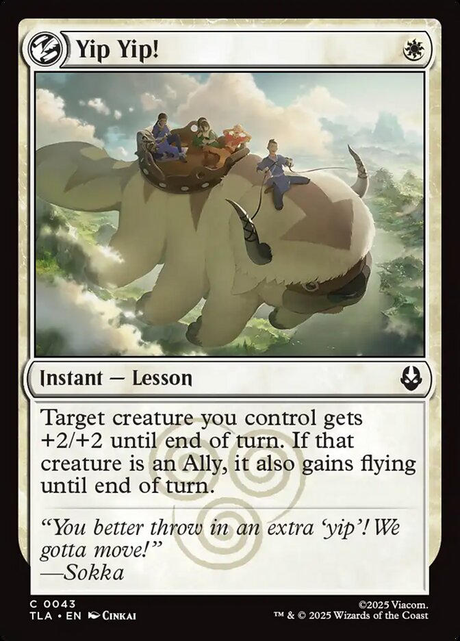 Yip Yip! 43/286 (Avatar: The Last Airbender)  | Good Games Cannington