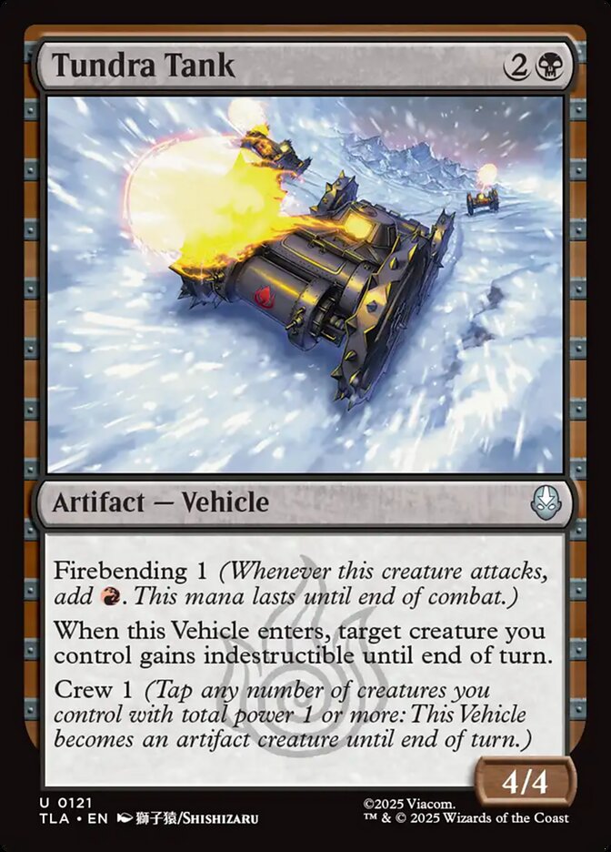 Tundra Tank 121 (Avatar: The Last Airbender)  - Foil | Good Games Cannington