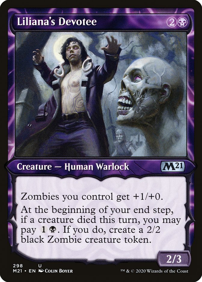 Liliana's Devotee 298 (Core Set 2021)  | Good Games Cannington