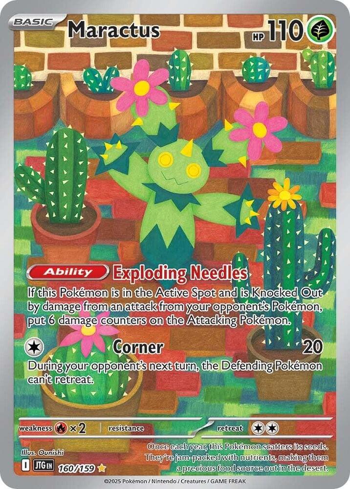 Maractus 160/159 (SV09: Journey Together)  - Holofoil | Good Games Cannington