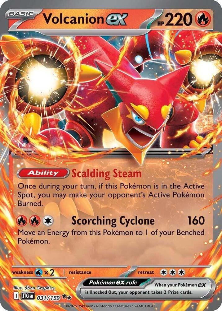 Volcanion ex 031/159 (SV09: Journey Together)  - Holofoil | Good Games Cannington