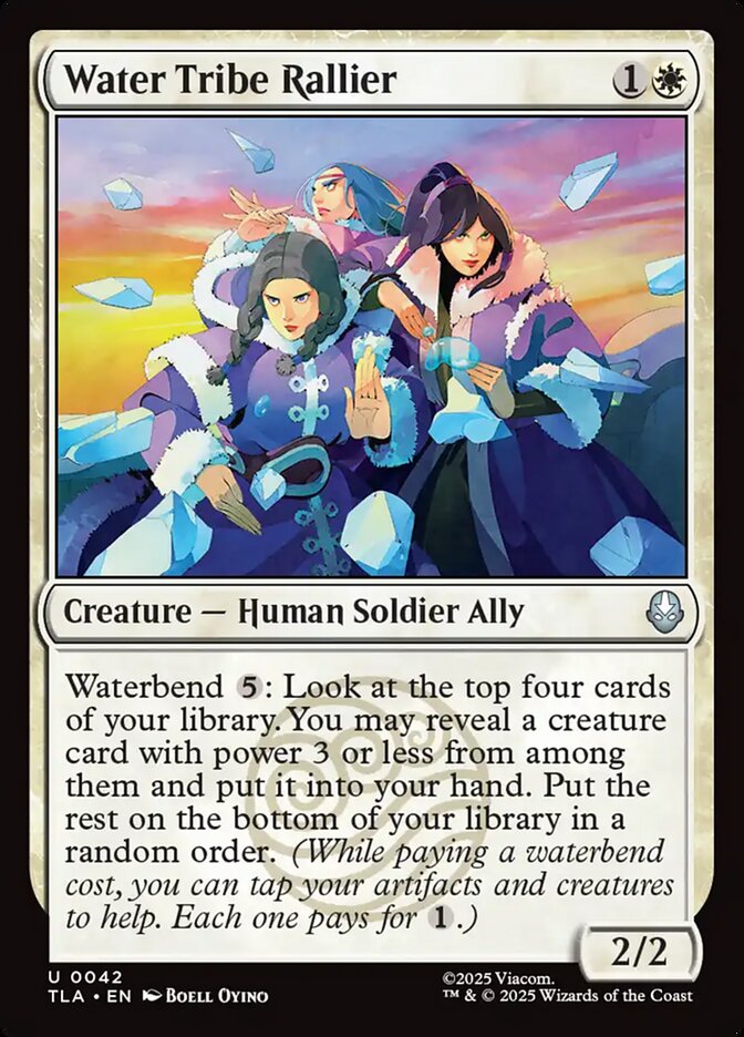 Water Tribe Rallier 42/286 (Avatar: The Last Airbender)  - Foil | Good Games Cannington