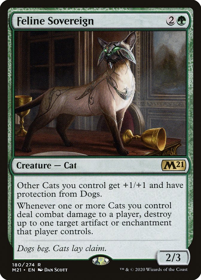Feline Sovereign 180 (Core Set 2021)  | Good Games Cannington