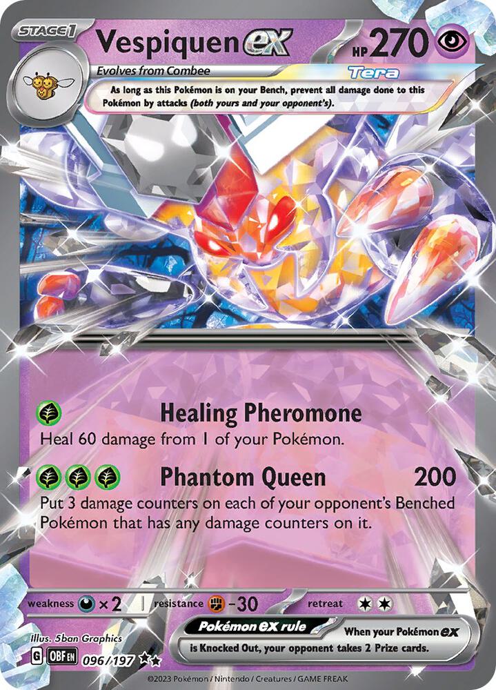 Vespiquen ex (SV03: Obsidian Flames)  - Holofoil | Good Games Cannington
