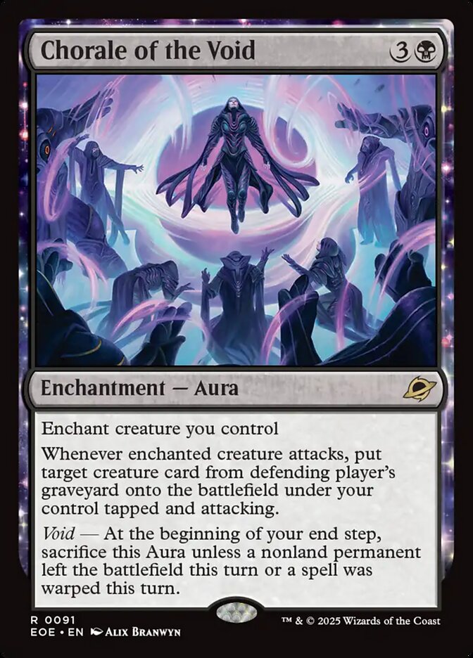 Chorale of the Void 91 (Edge of Eternities)  - Foil | Good Games Cannington