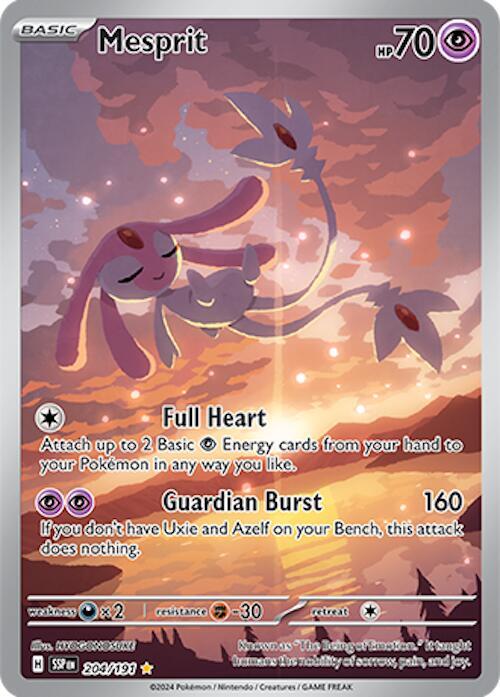 Mesprit 204/191 (SV08: Surging Sparks)  - Holofoil | Good Games Cannington