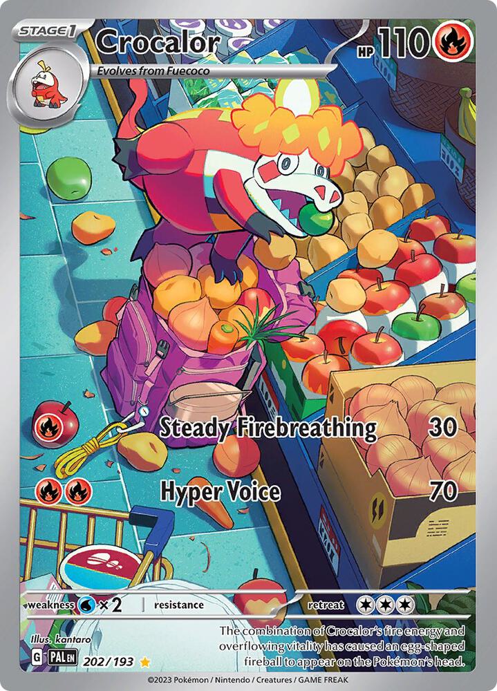 Crocalor 202/193 (SV02: Paldea Evolved)  - Holofoil | Good Games Cannington